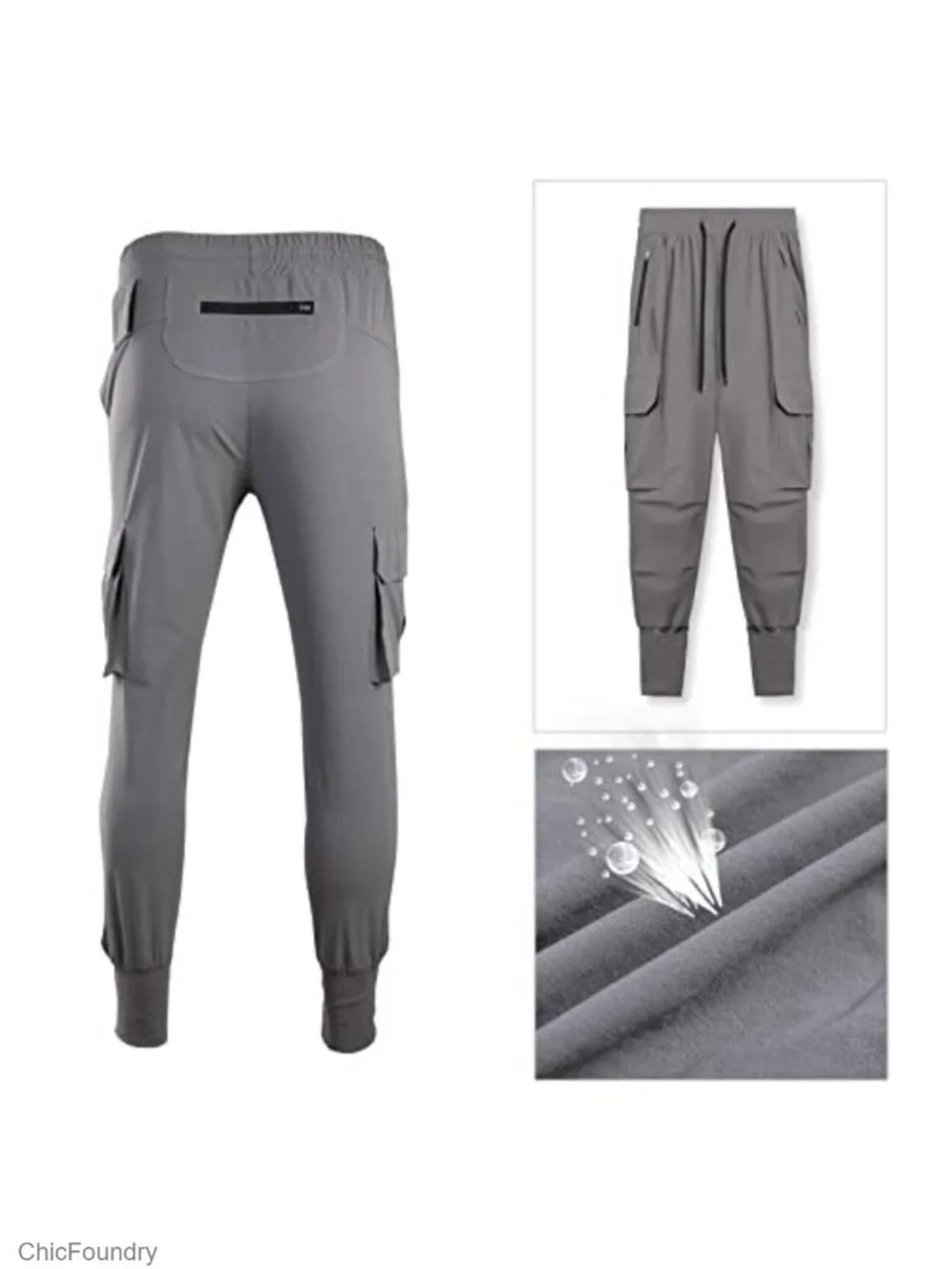 Lightweight Quick Dry Tapered Jogger Pants with Pockets Athletic Sweatpants